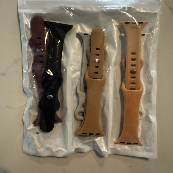 Rose Gold Apple Watch SE 40MM with Abyss Blue Sport Band + Extra Bands - Picture 8 of 8